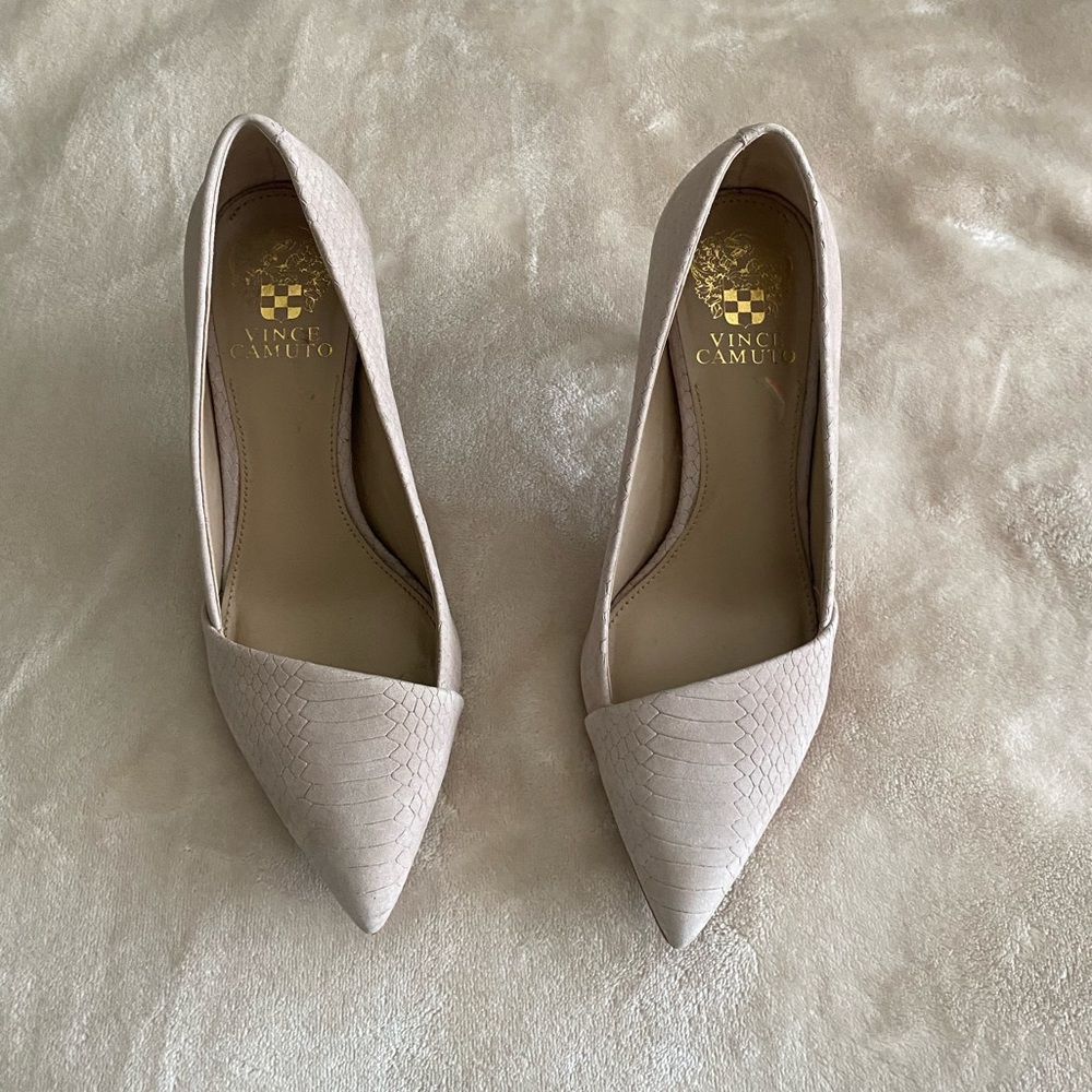 Blush Vince Camuto Pointed Heels